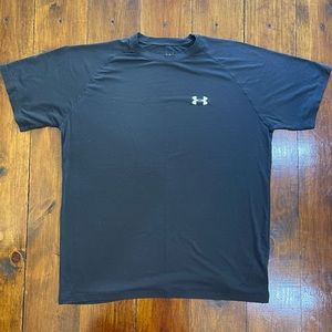 Under Armour HeatGear Shirt Black Size Medium